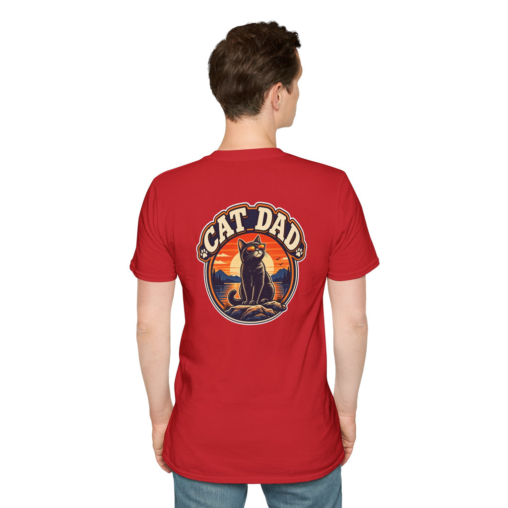 Cat Dad Shirt Pet Lover Tshirt Funny Cat Lover Graphic Tee Dark Humor Tee Unique Gift Funny Tshirt