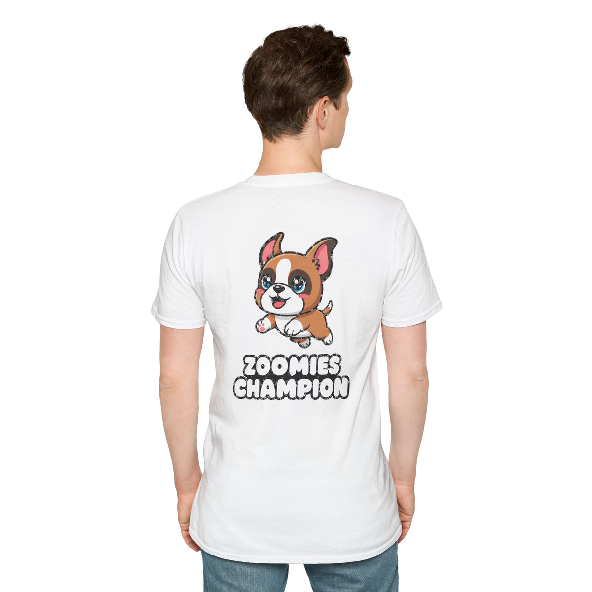 Cute Boxer Shirt Zoomies Champion Funny Dog Lover Unisex Softstyle Tee Gift