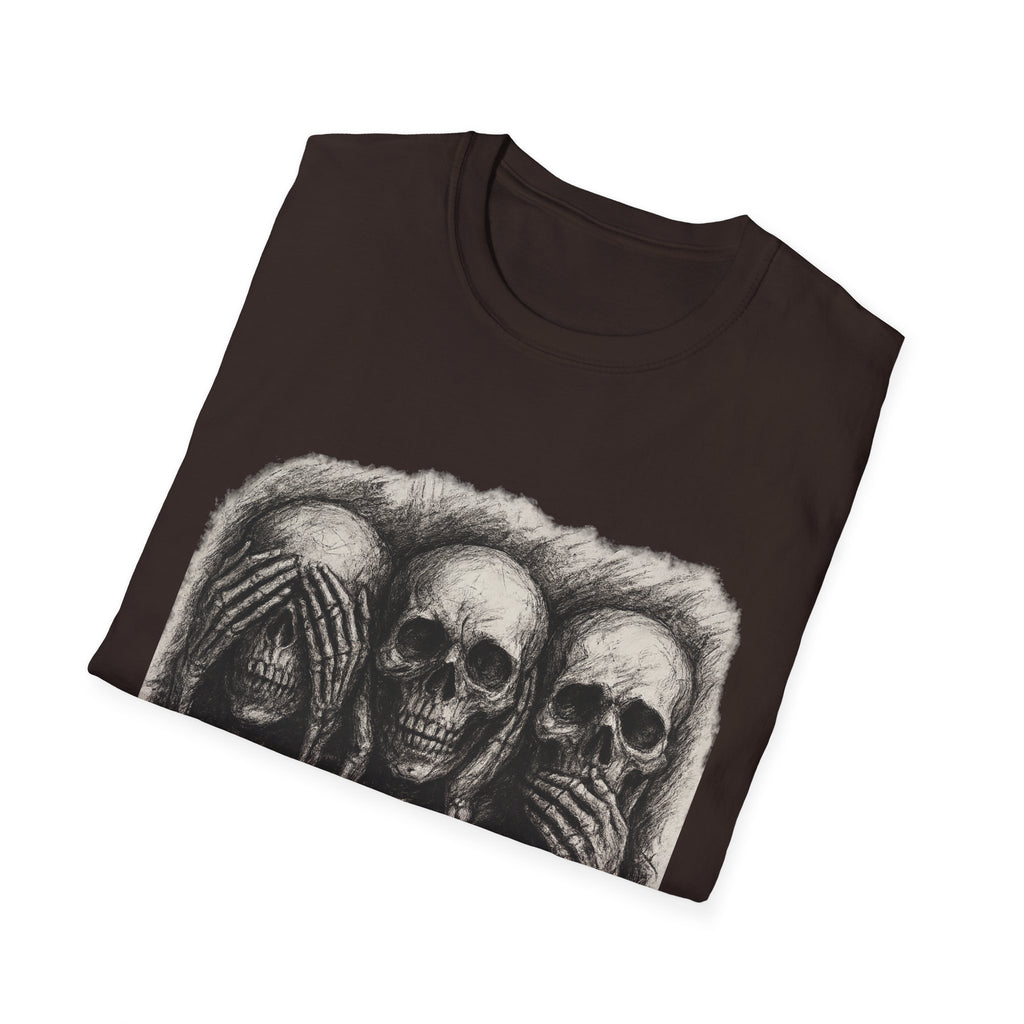 Mens Skull T-shirt Graphic Tees Skeleton Apparel Clothing Skulls Accessories Best Gift