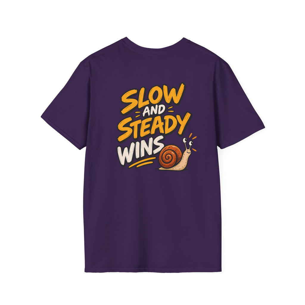 Funny Dark Humor Shirt Slow and Steady wins Funny Office Tee Unique Gift