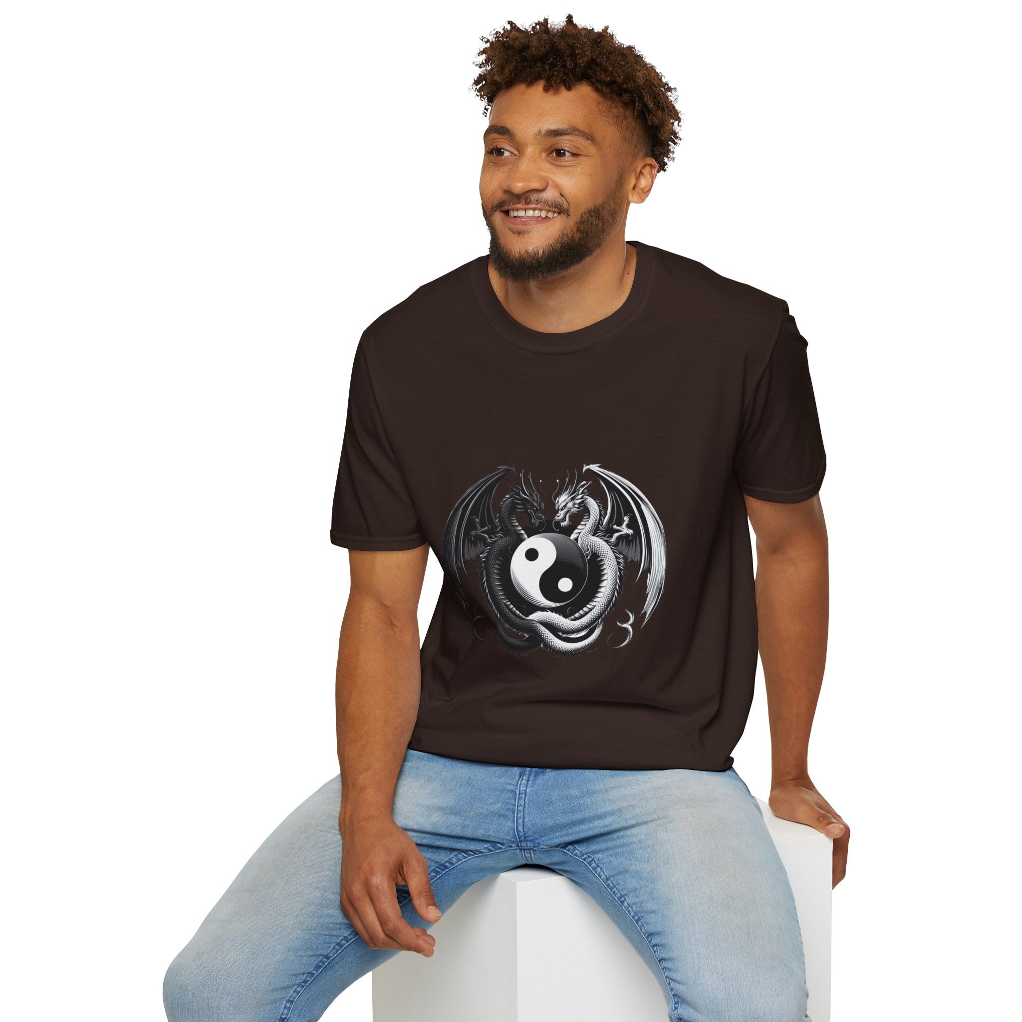 Dragon T-shirt Men Women Graphic Tee Clothing Apparel Chinese Dagon Symbol Gift
