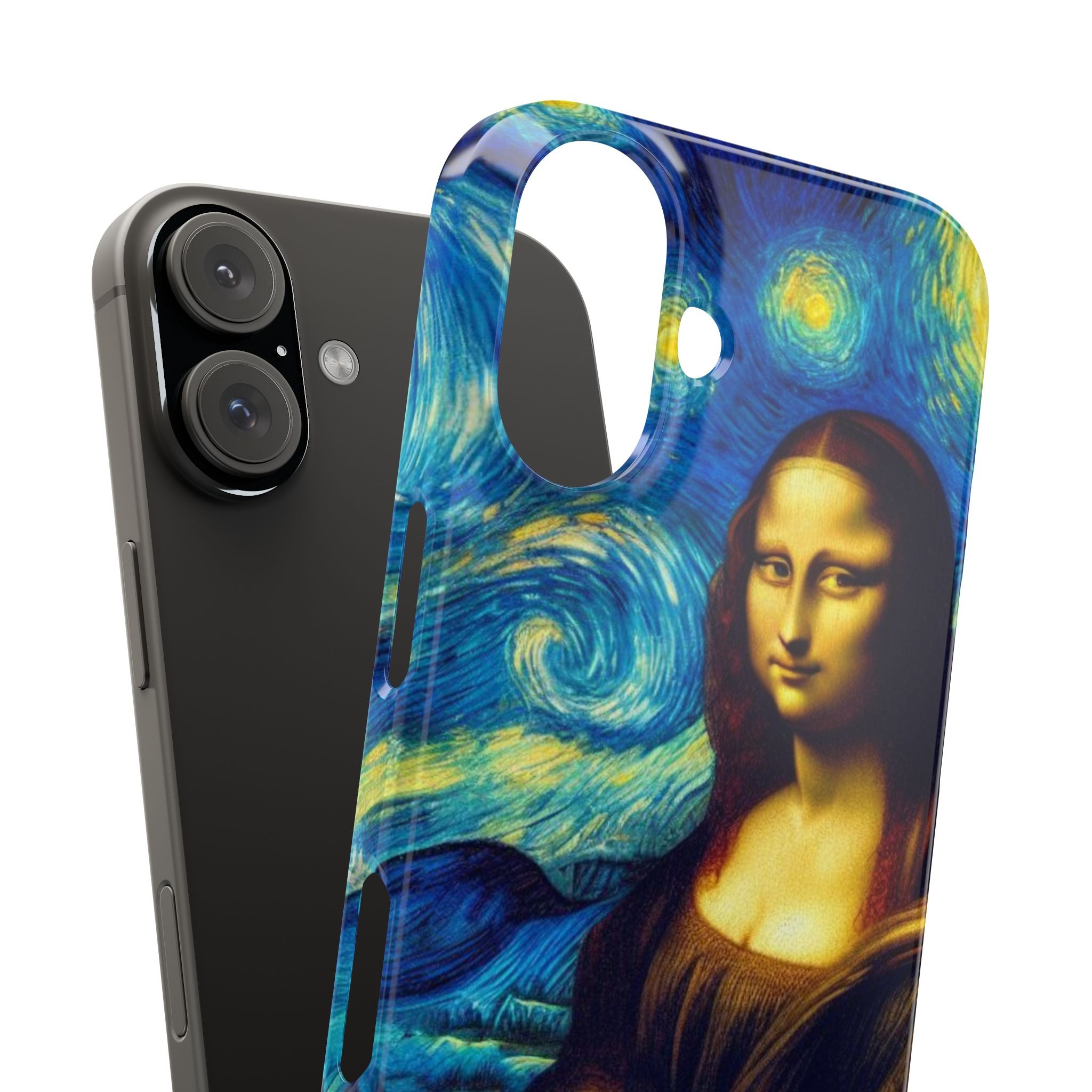Funny Mona Lisa Phone Cases Van Gogh Starry Night Case Unique Gift iPhone 17 New