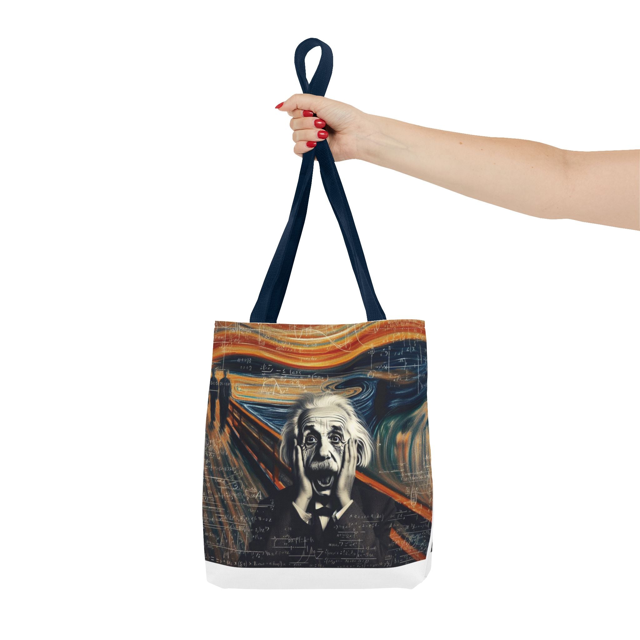 Funny Einstein Tote Bag (AOP) Bags Lady Women Mom Outdoor Style Fashion Gift New