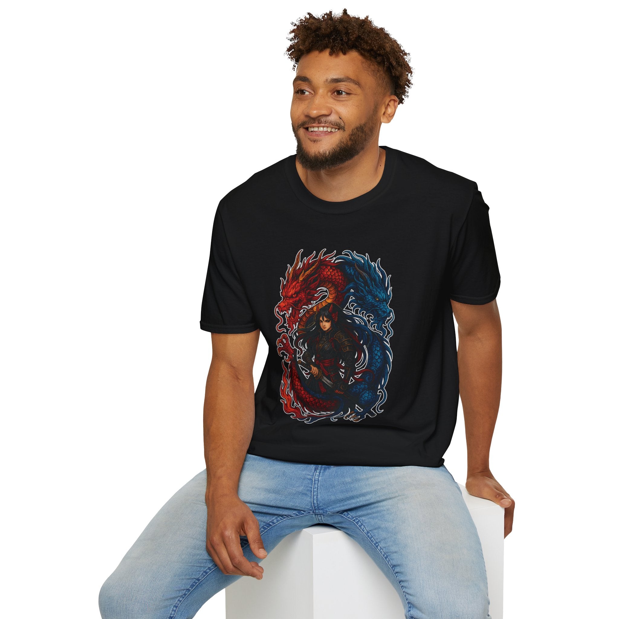 Dragon T-shirt Men Women Graphic Tee Clothing Apparel Chinese Dagon Symbol Gift