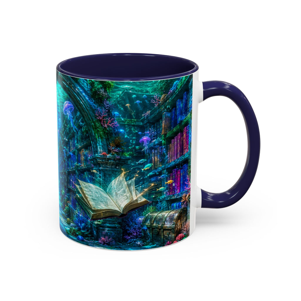 3D Library Bookshelf Mug Ceramic Book Lovers Coffee Mug Gifts Funny Accent Cup