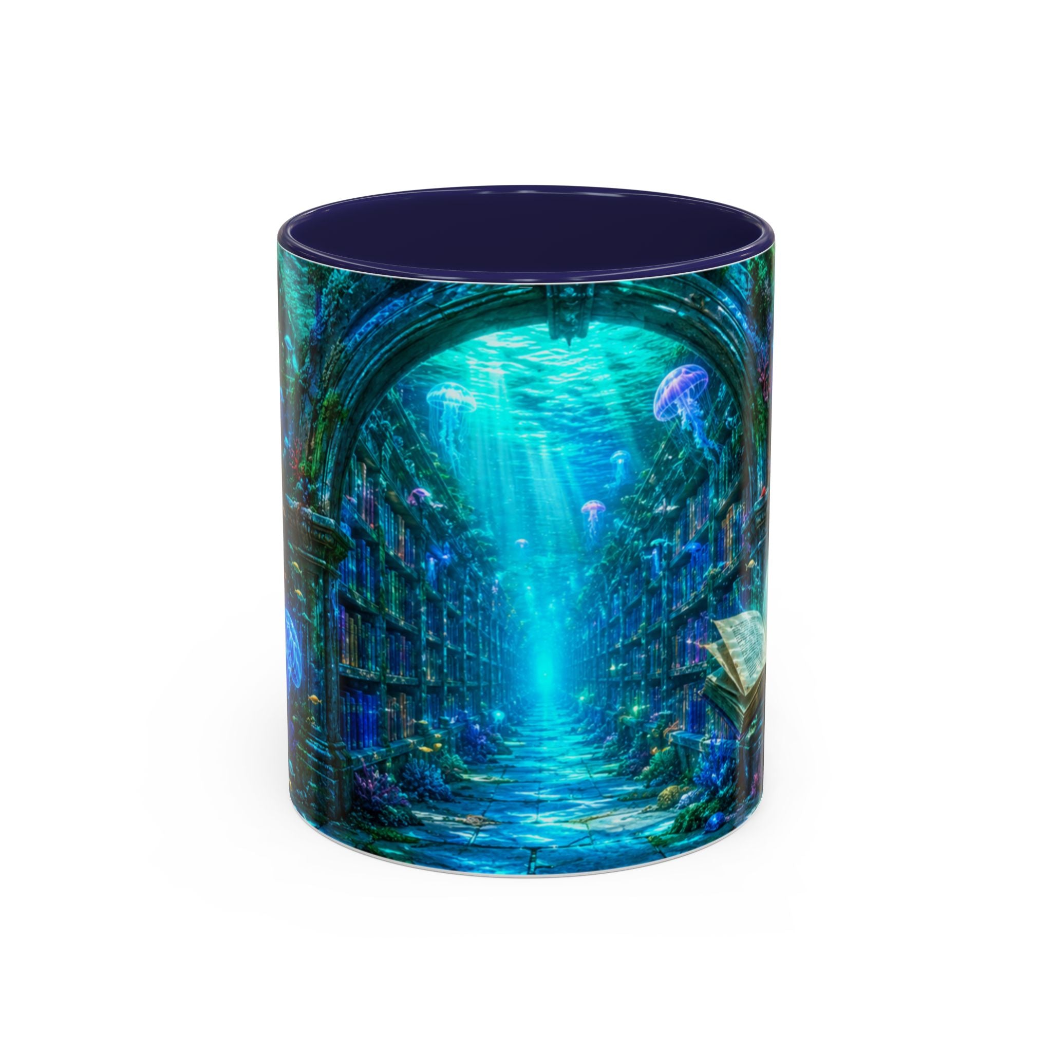 3D Library Bookshelf Mug Ceramic Book Lovers Coffee Mug Gifts Funny Accent Cup