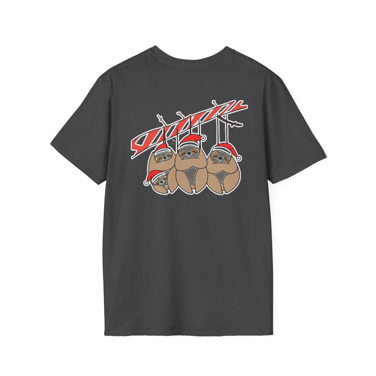 Christmas Sloths Family T-Shirt | Cute Cartoon Holiday Design Unique Holiday Gift Shirt