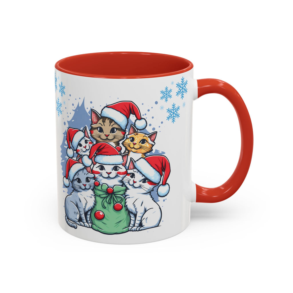 Christmas Ceramic Mug Cat Best Gift Holiday Festive Cup Christmas Gift Cute Kids