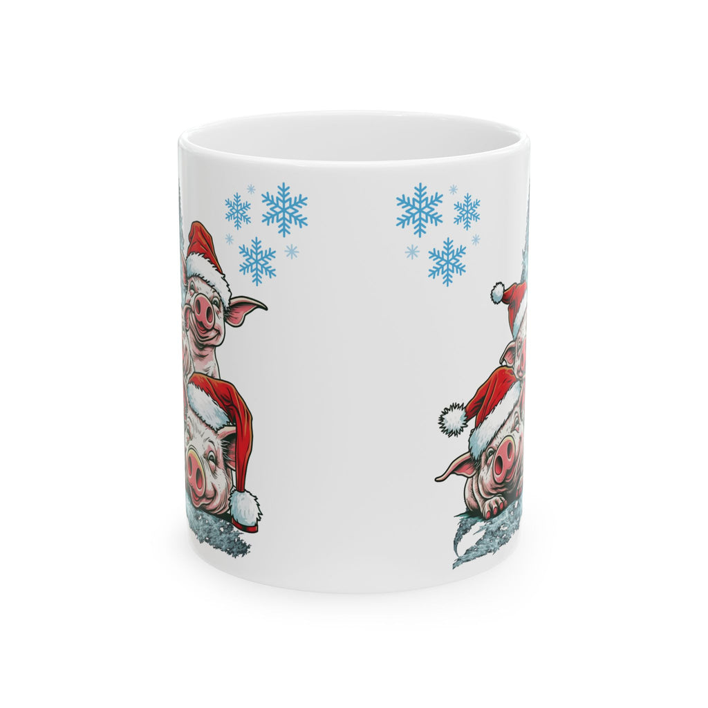 Christmas Mug Pigs Best Gift Holiday Festive Cup Coffee Christmas Gift Cute Mug