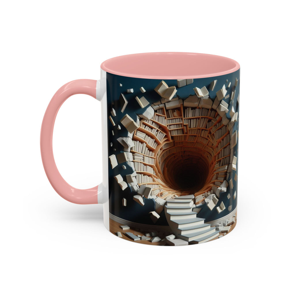 3D Bookshelf Mug-Library Book Mugs Office Ceramic Tea Cup Gift Accent Coffee Mug 2026