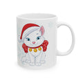 Christmas Ceramic Mug Cat Best Gift Holiday Festive Cup Christmas Gift Cute 11oz
