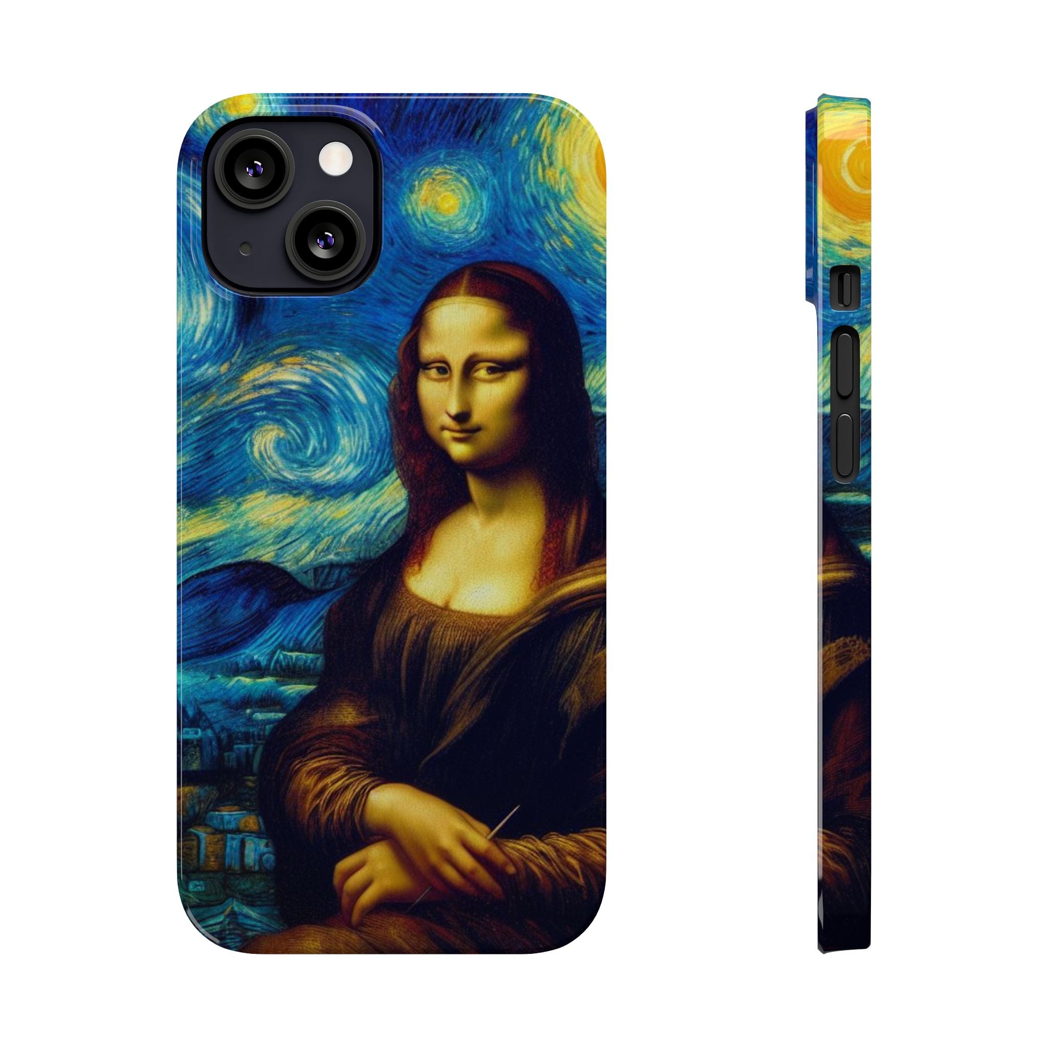 Funny Mona Lisa Phone Cases Van Gogh Starry Night Case Unique Gift iPhone 17 New