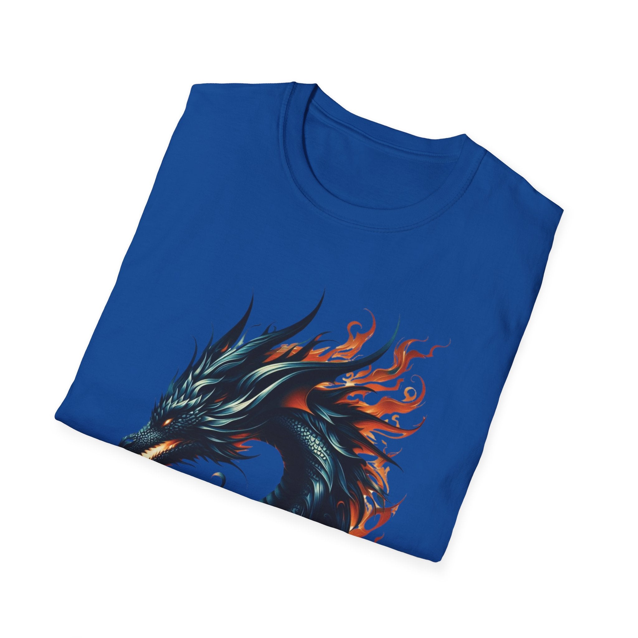 Dragon T-shirt Mens Graphic Tee Clothing Apparel Chinese Symbol Unisex Softstyle