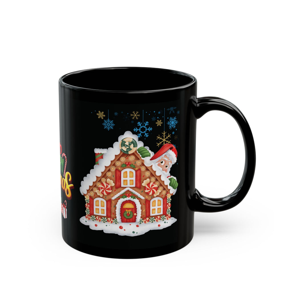 Funny Santa Claus Merry Christmas Mug Unique Mug Cute Gift Black Coffee Cup 11oz