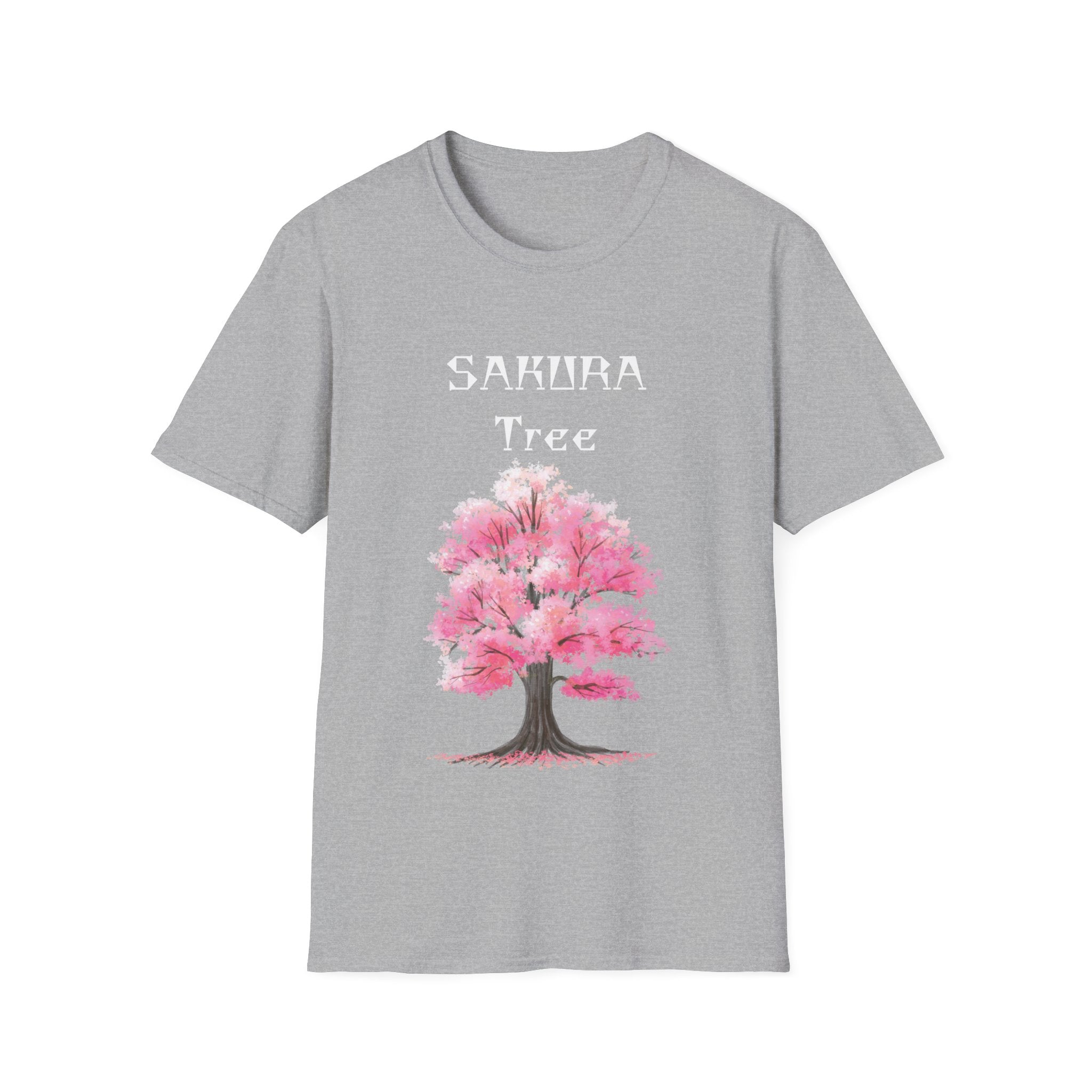 Sakura T-Shirt Japanese Art Shirt Unisex Softstyle Cherry Blossom Flower T-shirt