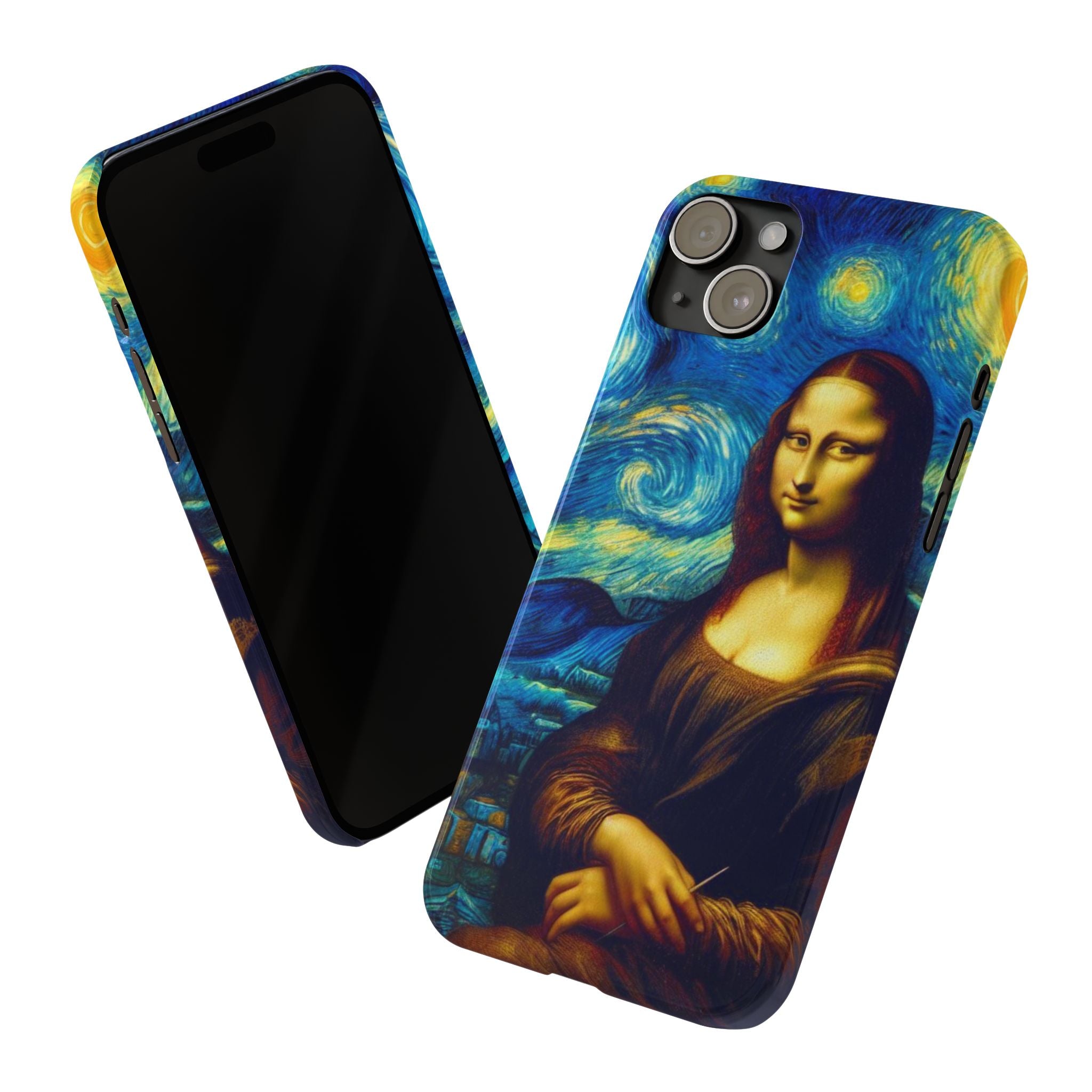 Funny Mona Lisa Phone Cases Van Gogh Starry Night Case Unique Gift iPhone 17 New