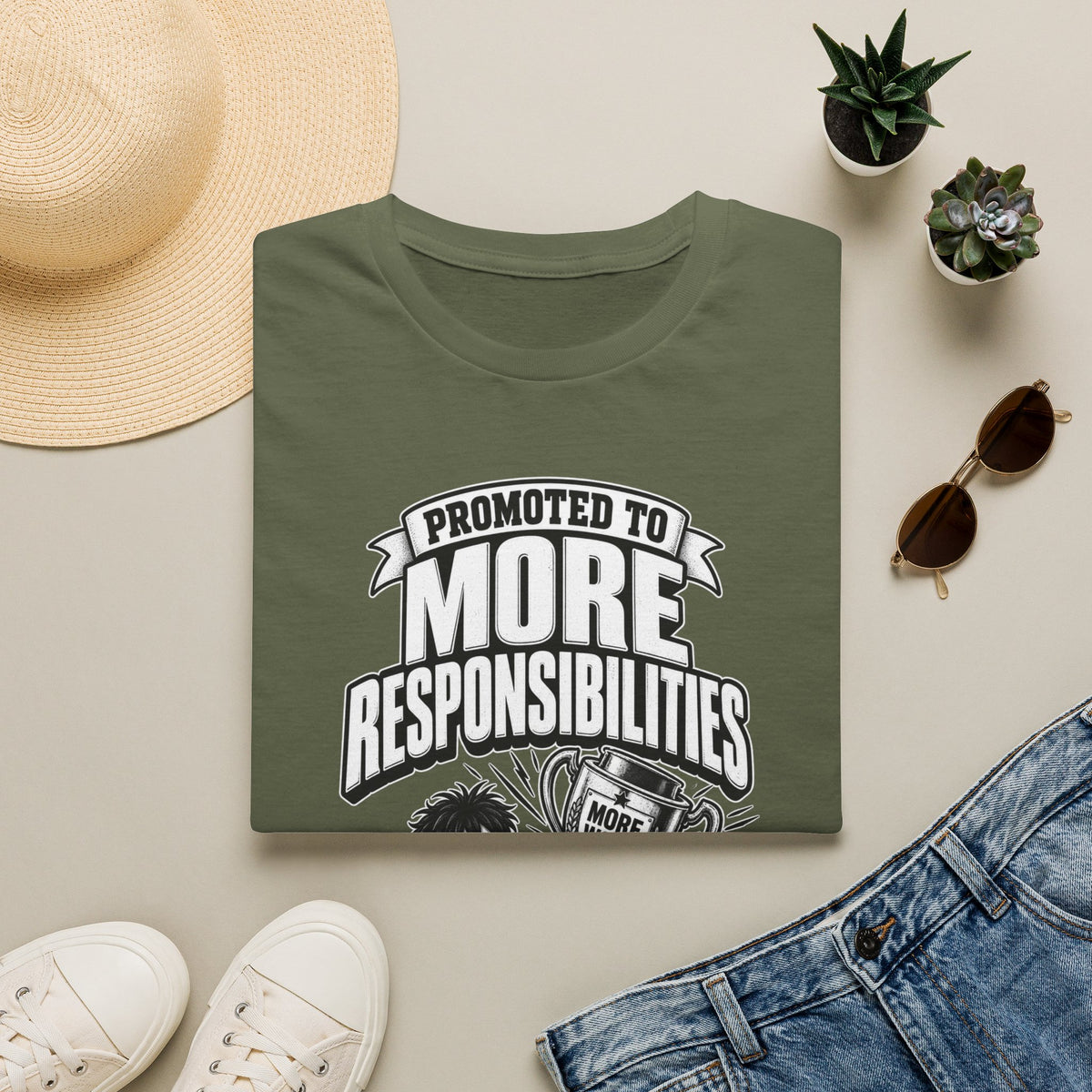 Funny Dark Humor Tshirt — Funny Office Tshirt Dark Humor Graphic Tee Unique Coworker Gift PROMOTED TO MORE RESPONSIBILITIES Shirt