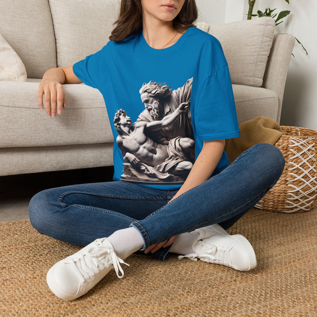 Funny Albert Einstein Unisex Softstyle T-Shirt Unique Gift Cotton T-shirt Art