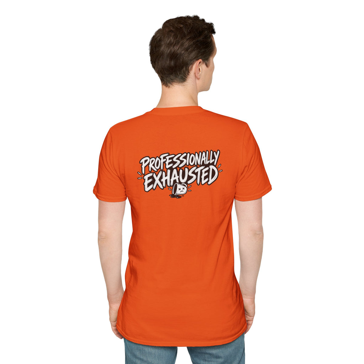 Funny Dark Humor Shirt Professionally Exhausted Funny Office Tee Unique Gift