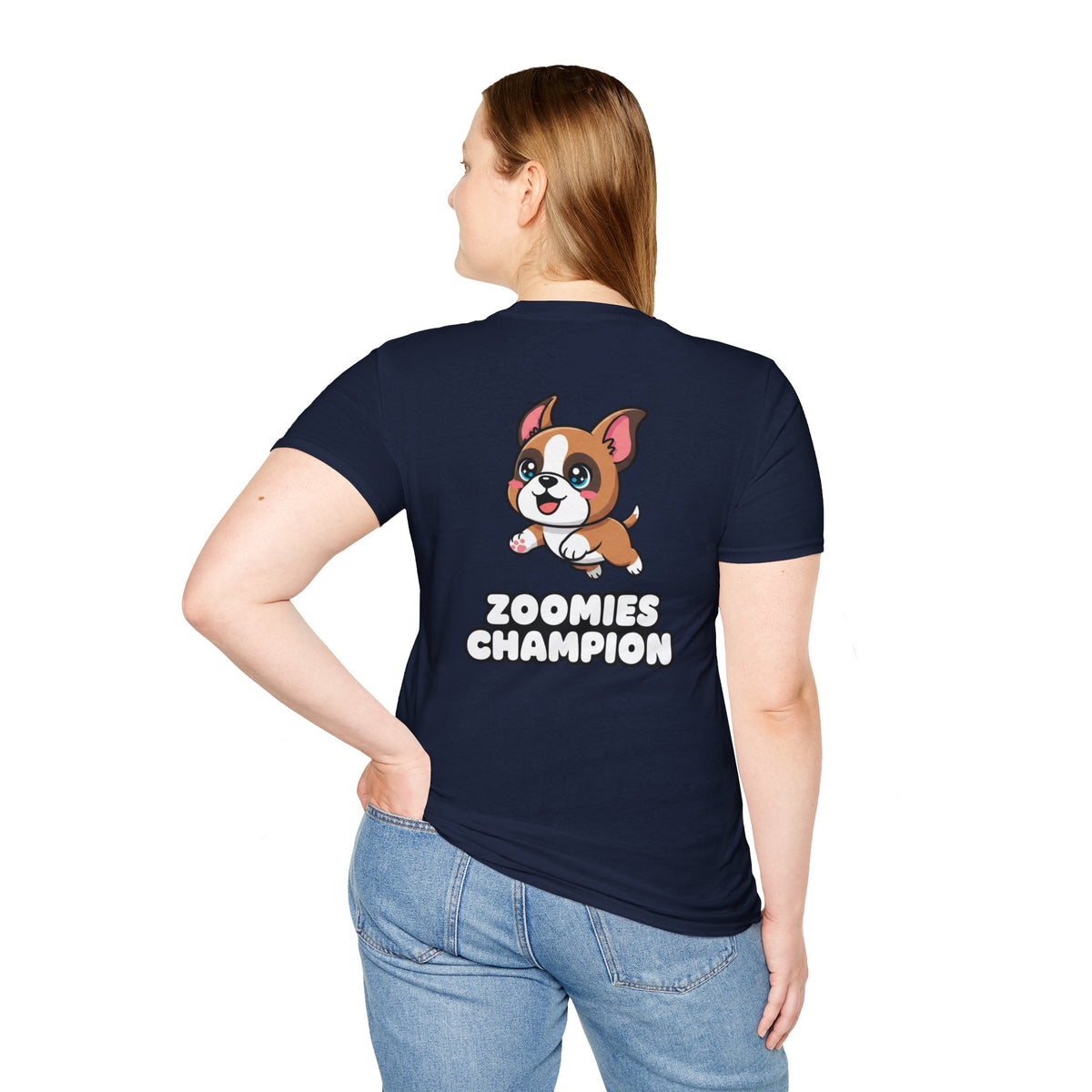 Cute Boxer Shirt Zoomies Champion Funny Dog Lover Unisex Softstyle Tee Gift