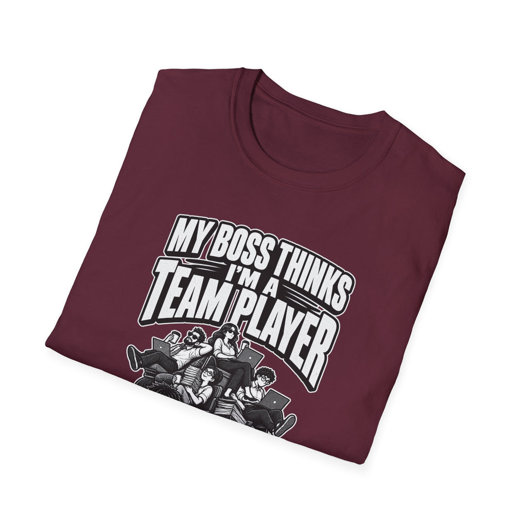 Funny Dark Humor Tshirt — Funny Office Tshirt Dark Humor Graphic Tee Unique Coworker Gift TEAM PLAYER Shirt