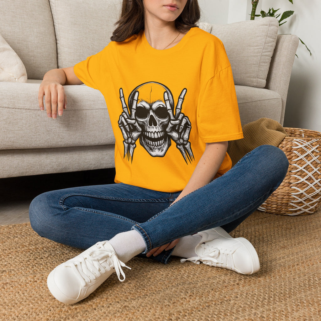 Mens Skull T-shirt Graphic Tees Skeleton Apparel Clothing Skulls Accessories Best Gift