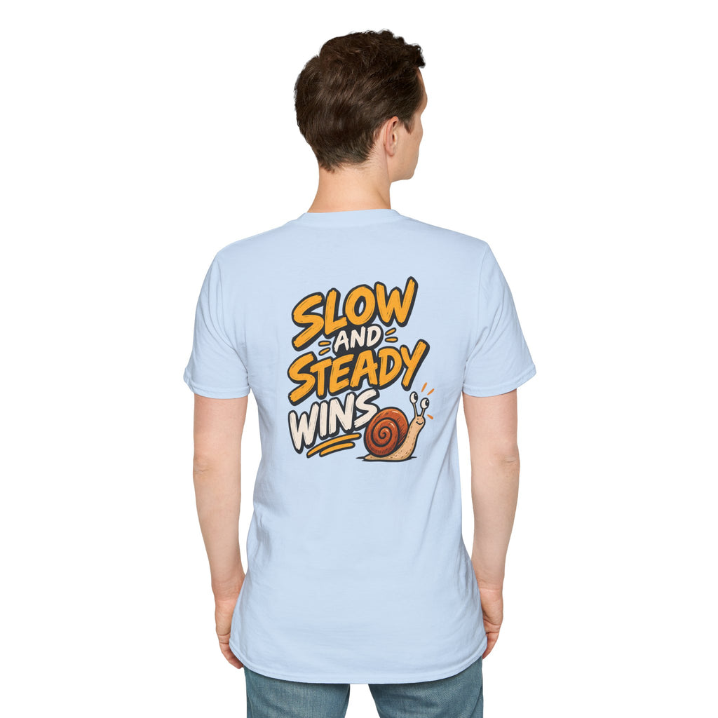 Funny Dark Humor Shirt Slow and Steady wins Funny Office Tee Unique Gift