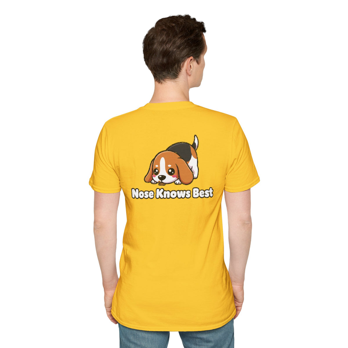 Cute Beagle Shirt Nose Knows Best Funny Dog Lover Unisex Softstyle Tee Gift