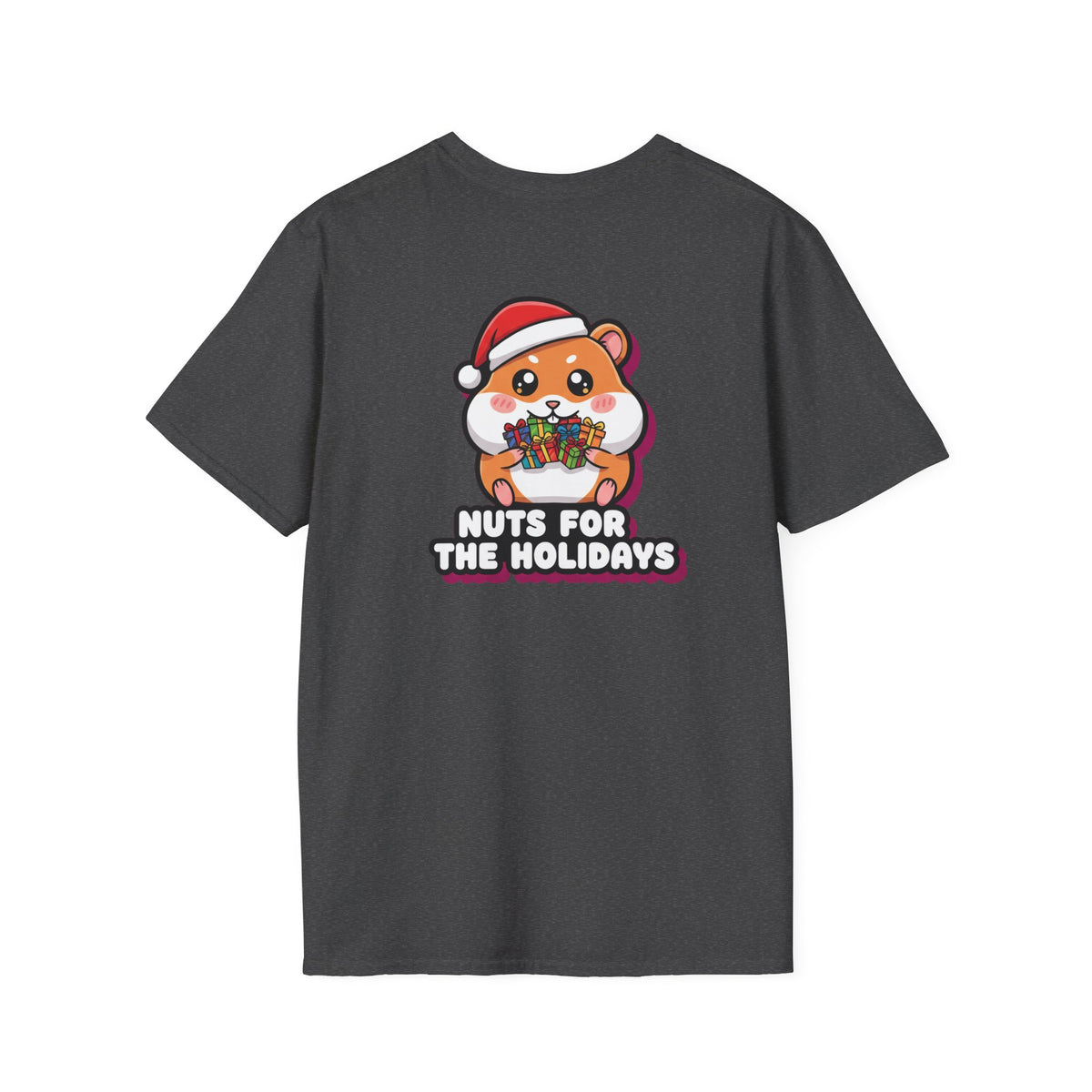 Cute Christmas Shirt Nuts For The Holidays Funny Animal Unisex Softstyle Tee Christmas Gift