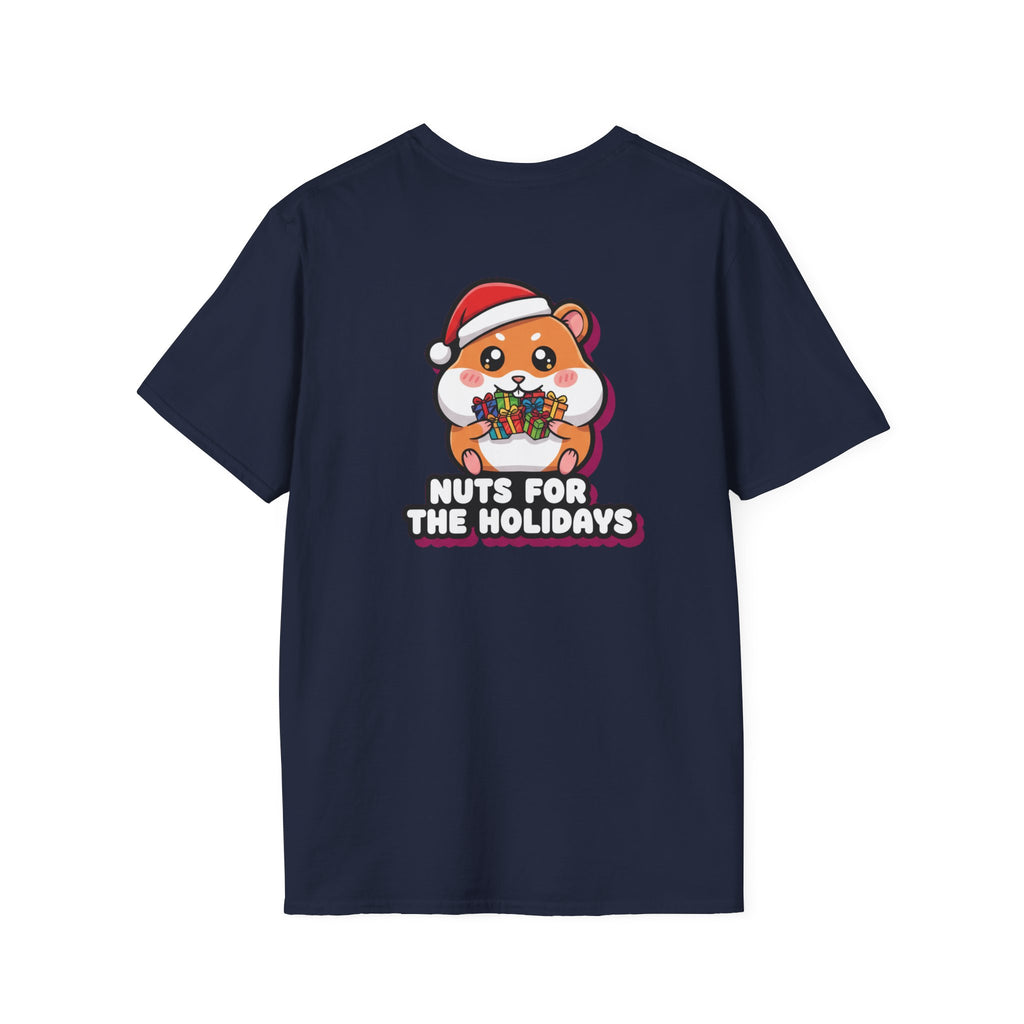 Cute Christmas Shirt Nuts For The Holidays Funny Animal Unisex Softstyle Tee Christmas Gift