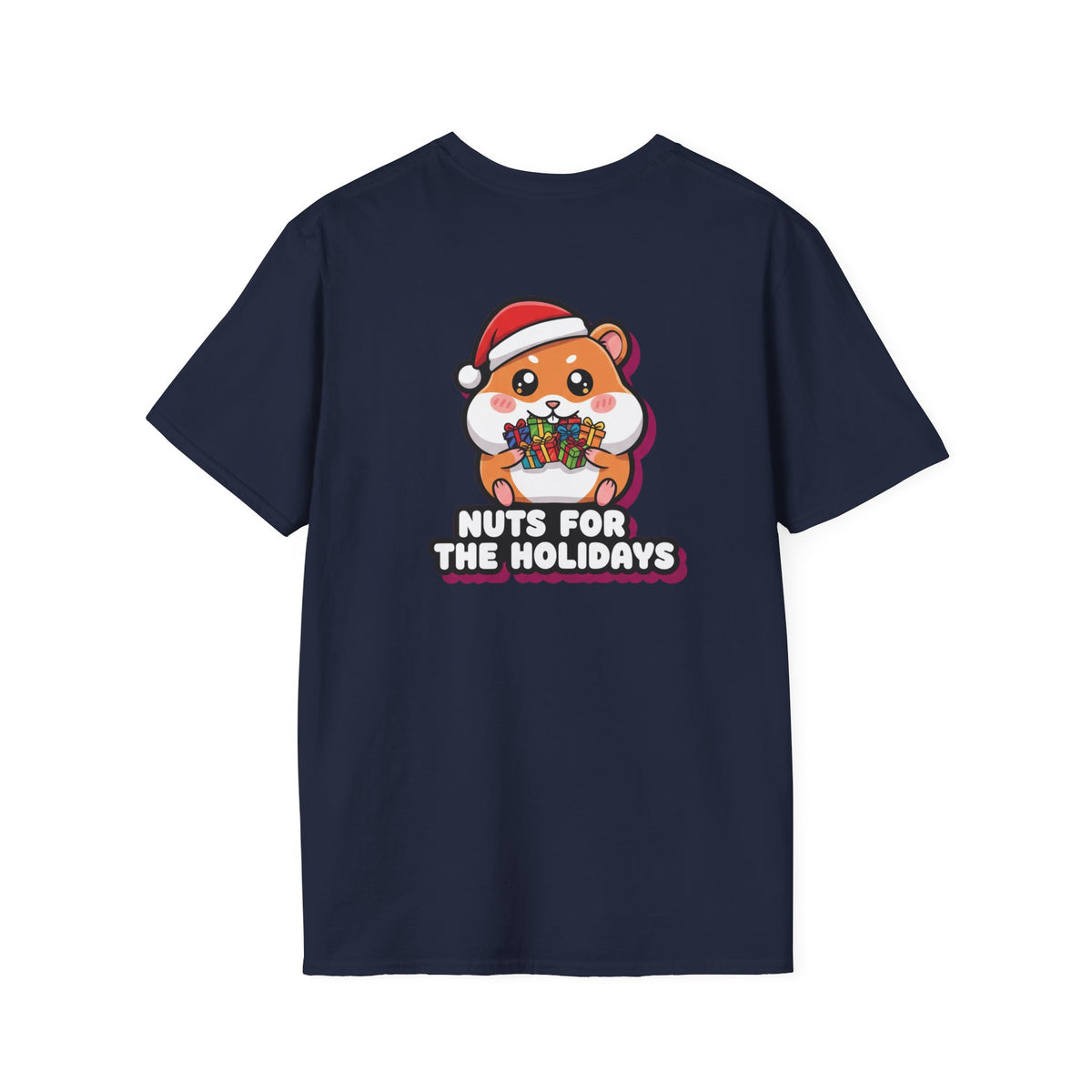 Cute Christmas Shirt Nuts For The Holidays Funny Animal Unisex Softstyle Tee Christmas Gift