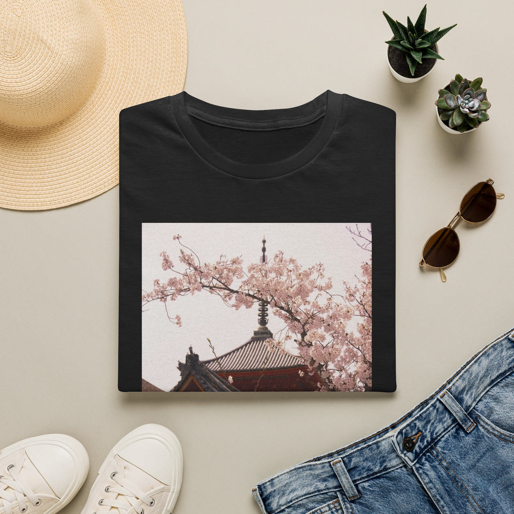 Japanese Art Shirt Sakura Cherry Blossom Japan's Flower Unisex Softstyle T-Shirt