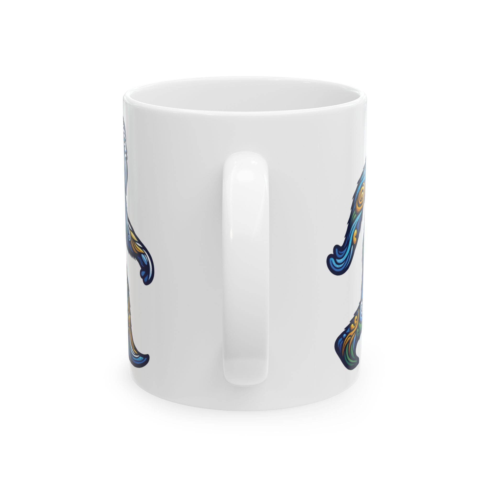 Funny Bigfoot Sasquatch Yeti Ceramic Mug Unique Gift Tea Coffee Cup Art 11oz New