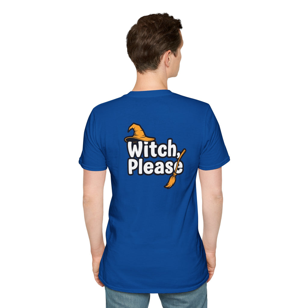 Dark Humor Halloween Shirt Witch Please Funny Sarcastic Witchy Unisex Softstyle Tee Adult Halloween Gift
