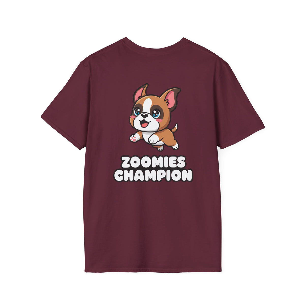 Cute Boxer Shirt Zoomies Champion Funny Dog Lover Unisex Softstyle Tee Gift