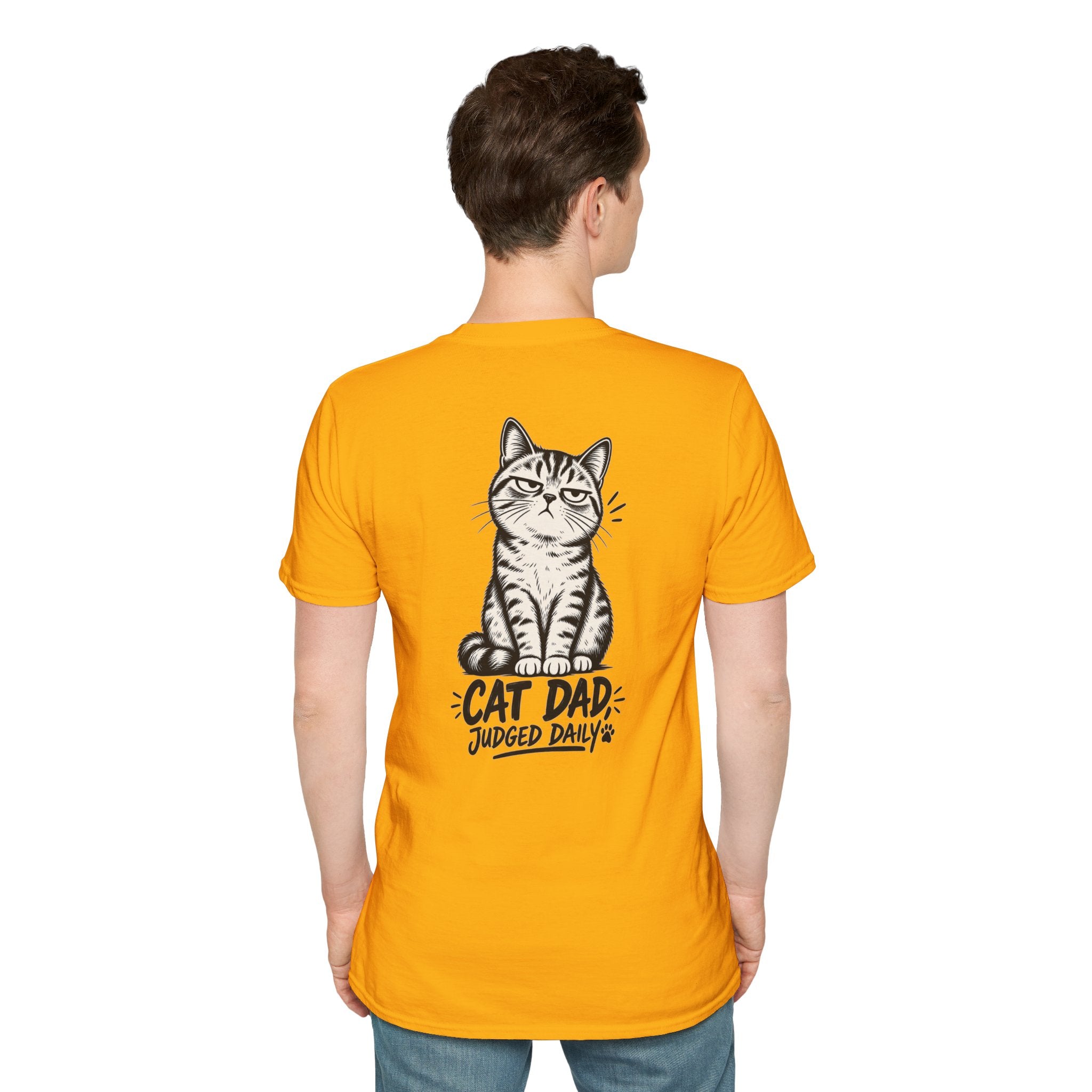 Cat Dad Shirt Judged Daily Funny Cat Lover Graphic Tee Dark Humor Tee Unique Gift Funny Tshirt