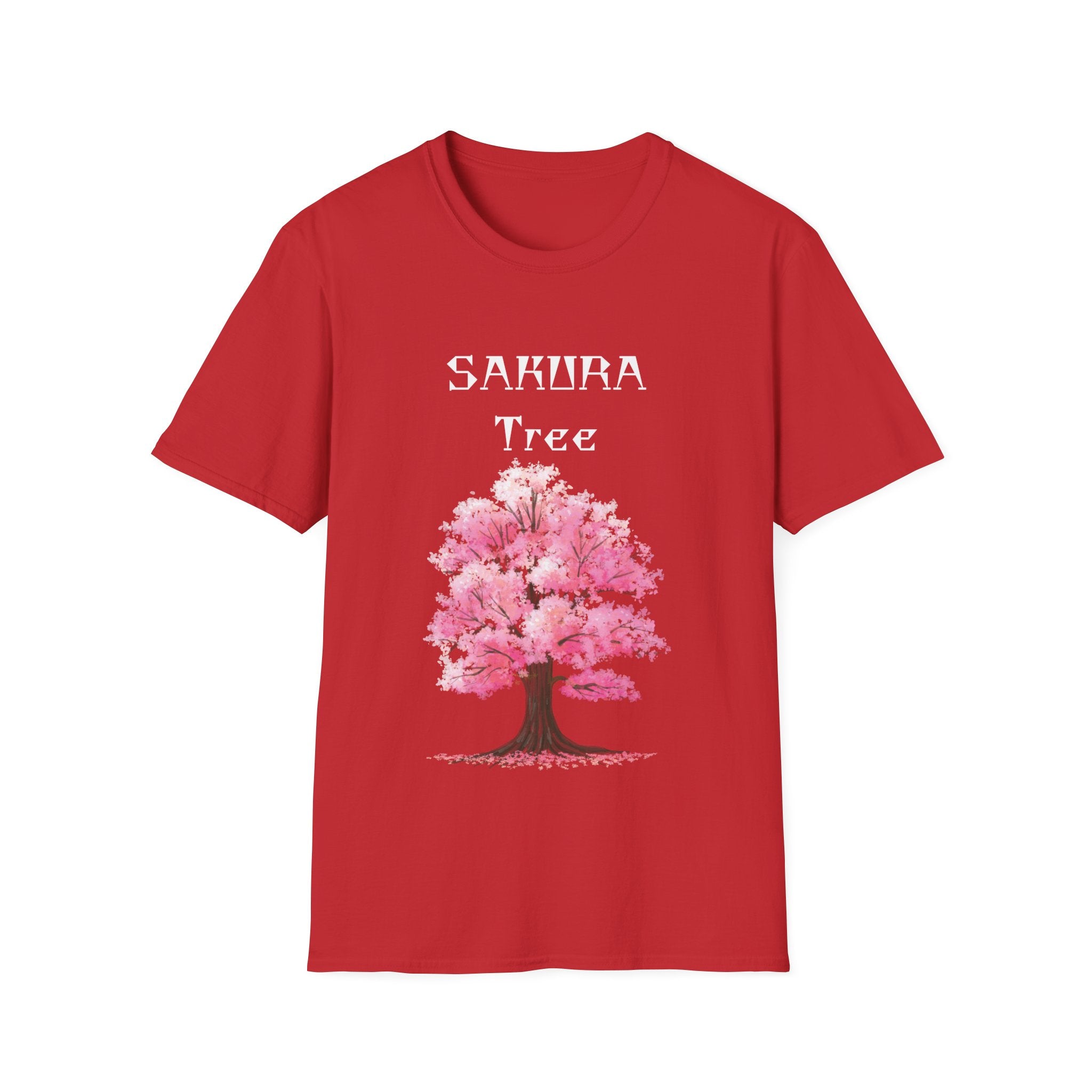 Sakura T-Shirt Japanese Art Shirt Unisex Softstyle Cherry Blossom Flower T-shirt