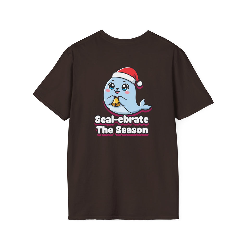 Cute Christmas Shirt Sealebrate The Season Funny Animal Unisex Softstyle Tee Christmas Gift