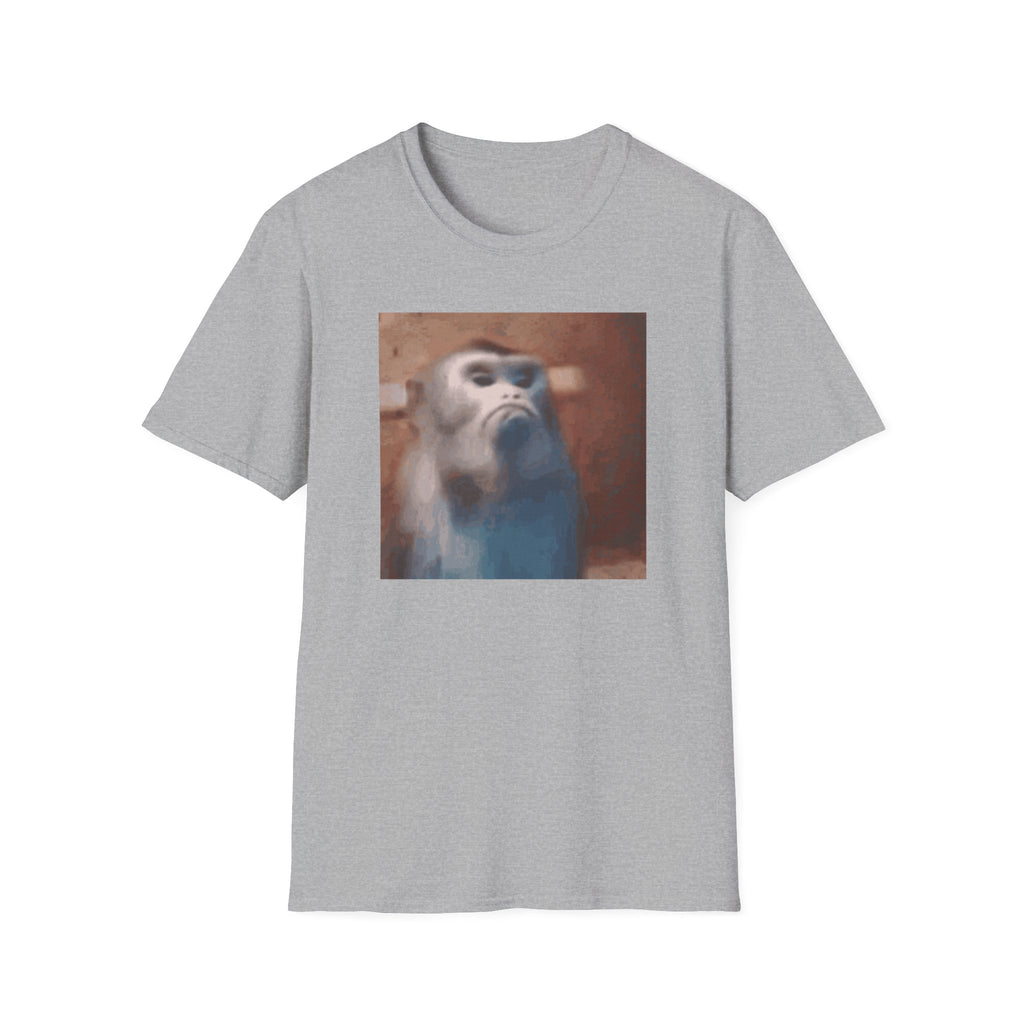 Funny Offended Monkey T-Shirt Viral Internet Meme Shirt Unisex Softstyle Gift