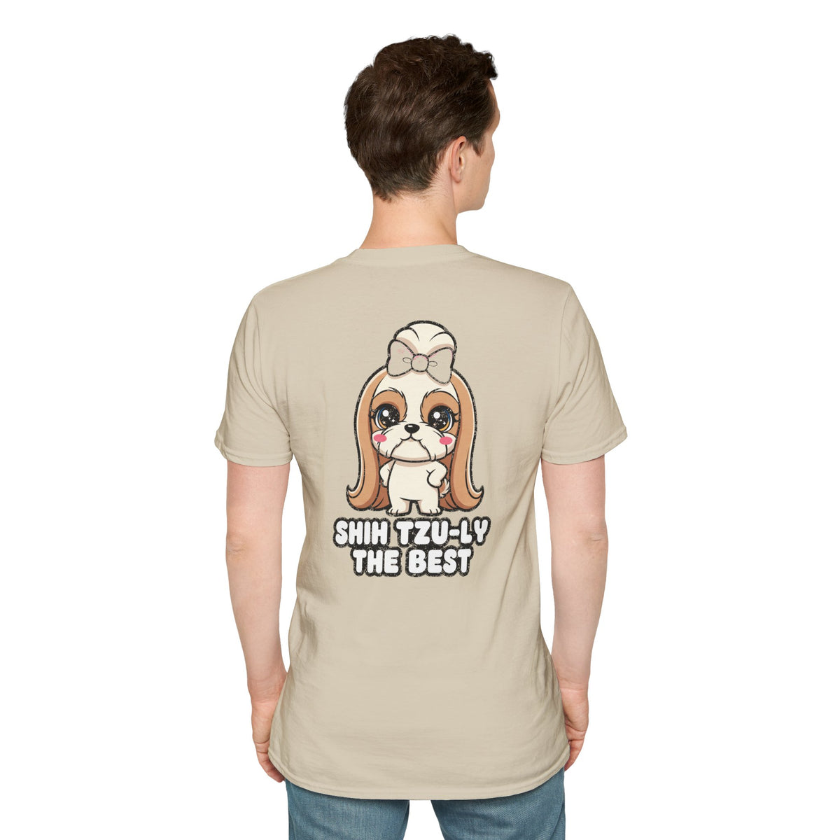 Cute Shih Tzu Shirt Shih Tzu-ly The Best Funny Dog Lover Unisex Softstyle Tee Gift