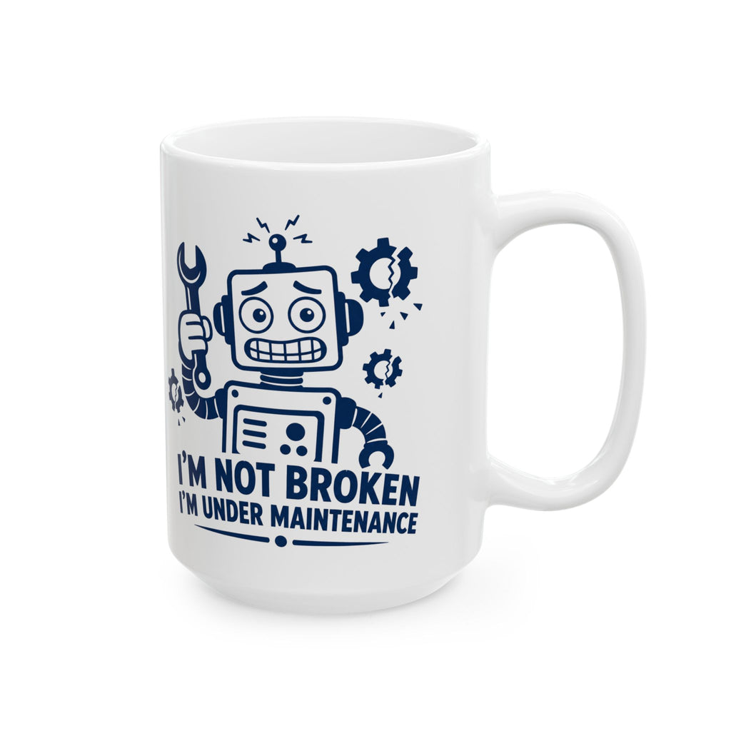Funny AI Robot Mug Programmer Coding Humor Software Engineer Gift 11oz Coffee Cup Best Gift Coworkers Office