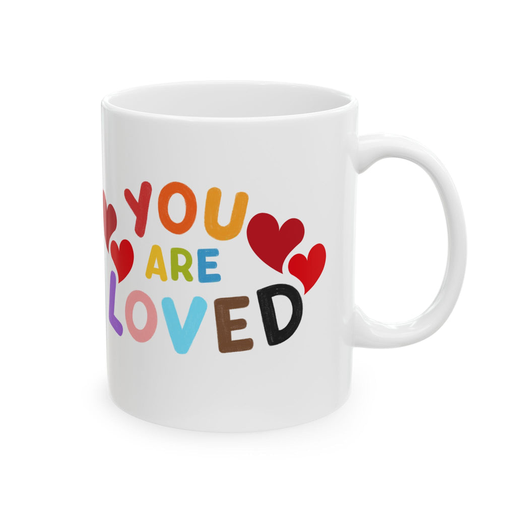 You're Loved Birthday Wedding Anniversary Special Gift Wife Husband Friend Mug
