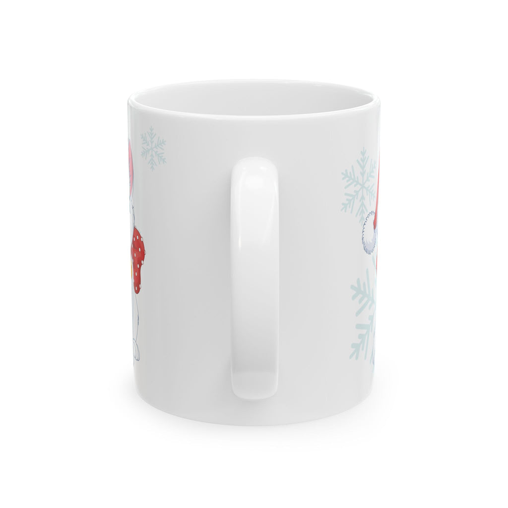 Christmas Ceramic Mug Cat Best Gift Holiday Festive Cup Christmas Gift Cute 11oz