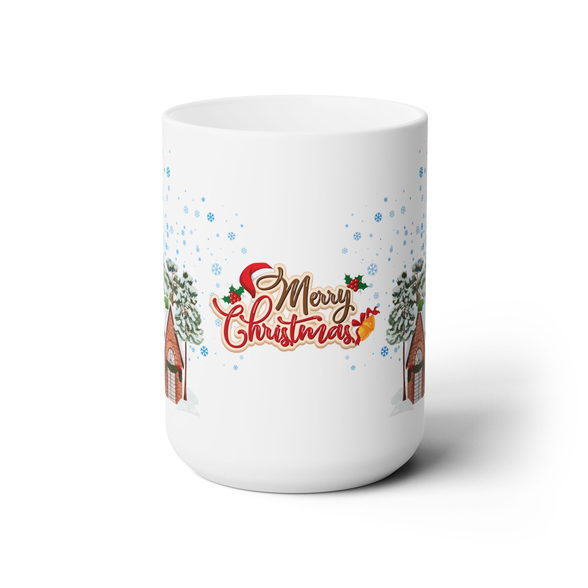 Funny Santa Claus Merry Christmas Mug Unique Cute Ceramic Coffee Cup Kids 15oz
