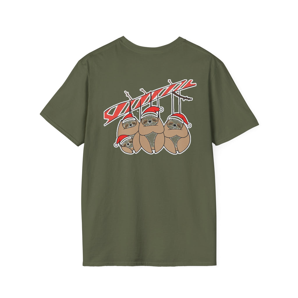 Christmas Sloths Family T-Shirt | Cute Cartoon Holiday Design Unique Holiday Gift Shirt