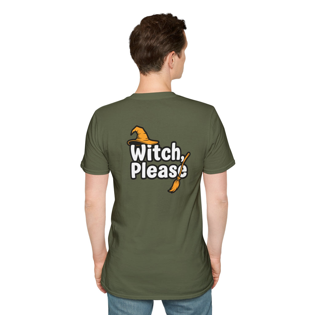 Dark Humor Halloween Shirt Witch Please Funny Sarcastic Witchy Unisex Softstyle Tee Adult Halloween Gift