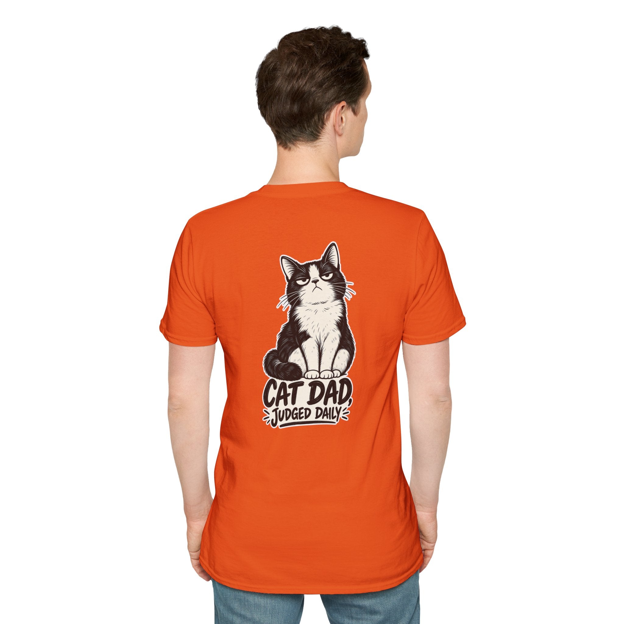 Cat Dad Shirt Judged Daily Funny Cat Lover Graphic Tee Dark Humor Tee Unique Gift Funny Tshirt