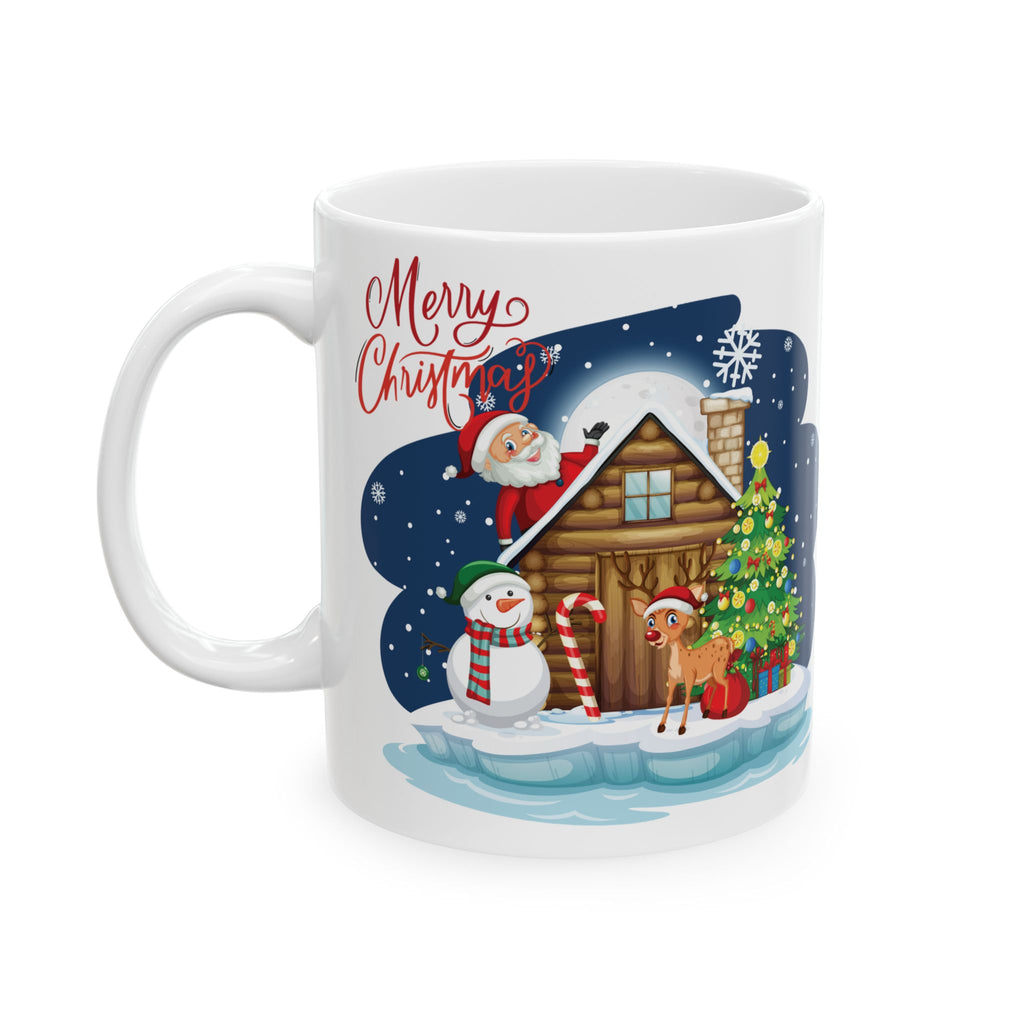 Christmas Mug Funny Santa Claus Mug Unique Cute Coffee Cup Deer Snowman Gift Kid 11oz