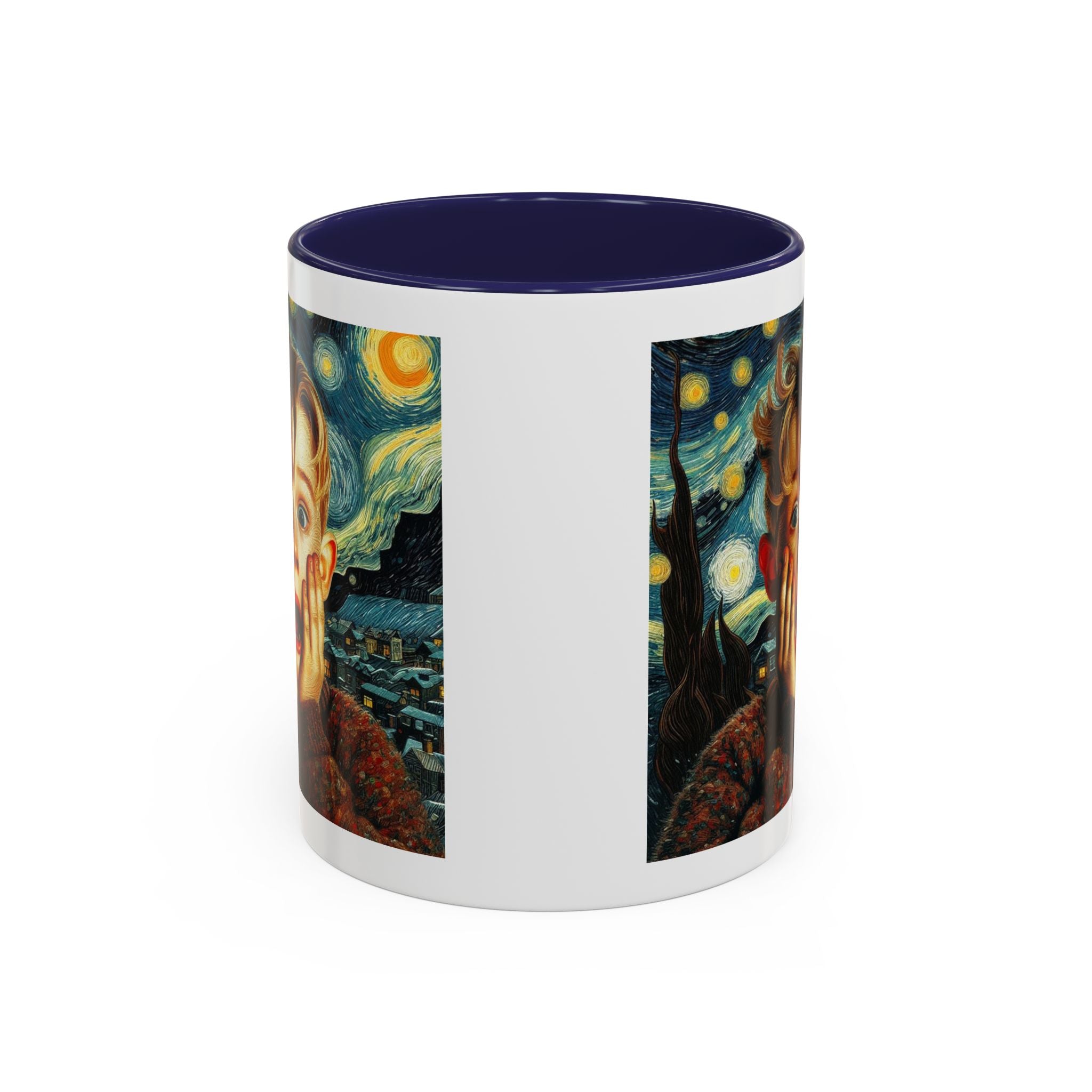 Home Alone Mug Kevin in Van Gogh Style Christmas New Year Funny Coffee Cup 2024