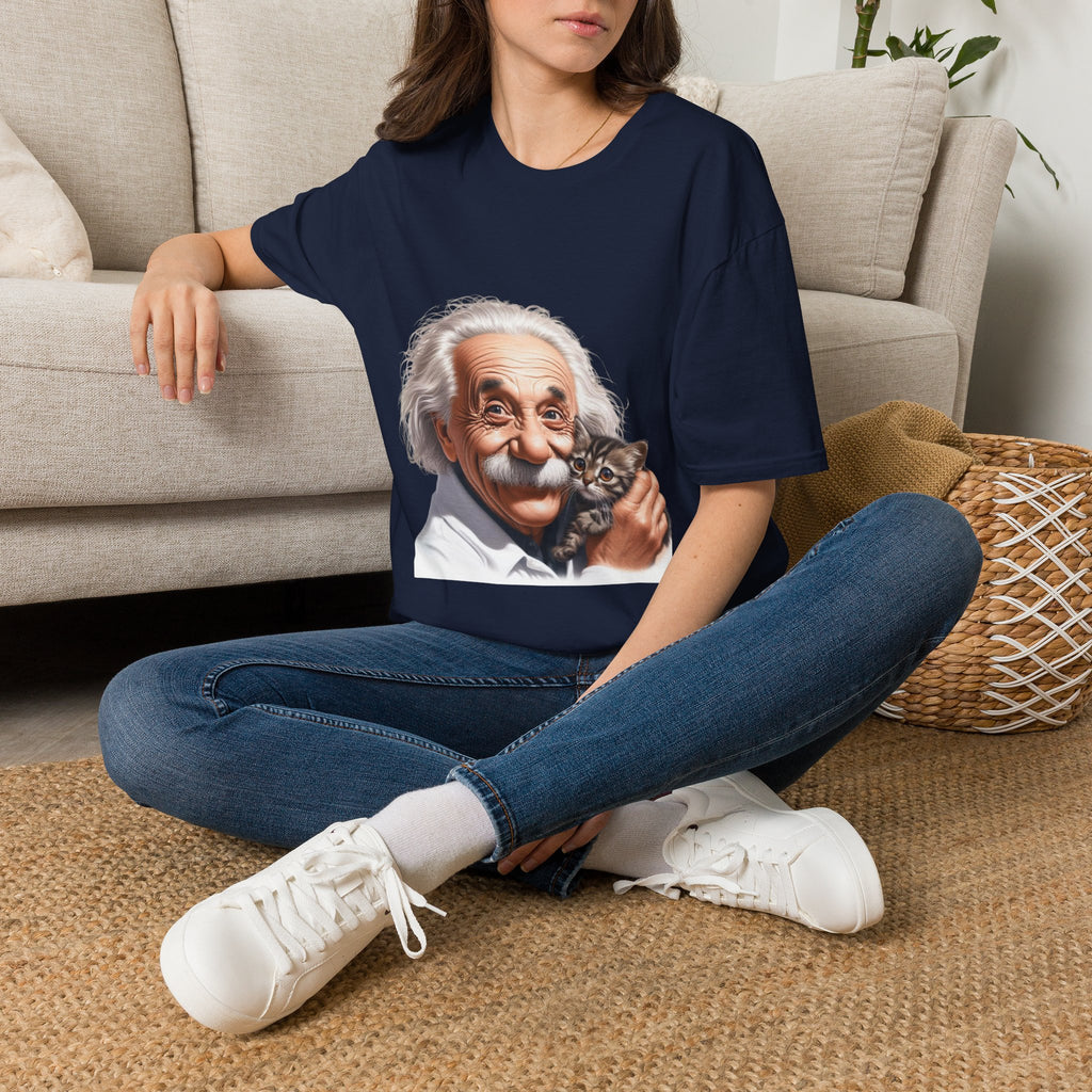Funny Albert Einstein T-Shirt Unisex Softstyle T-Shirt Cotton Unique Gift German